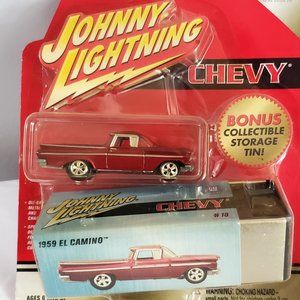 Johnny Lightning 1959 Chevy El Camino Diecast Car 1:64 Red